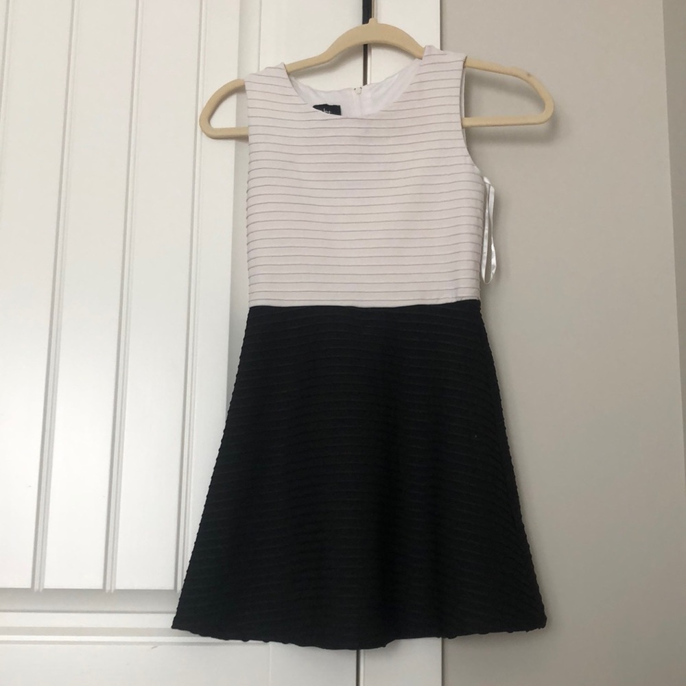 Black and white dress